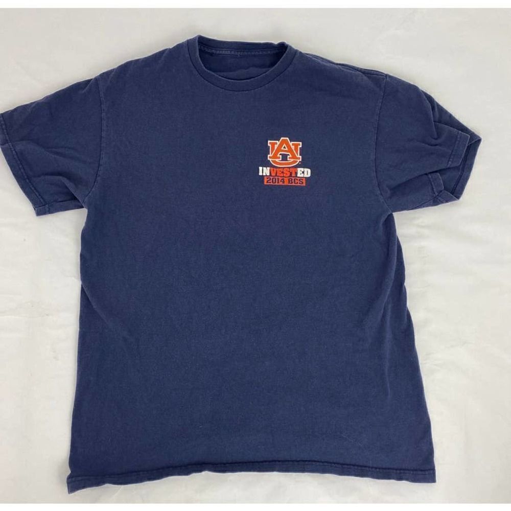 Auburn 2014 National Championship T-Shirt Road to Pasadena Fear the Vest - Picture 2 of 8